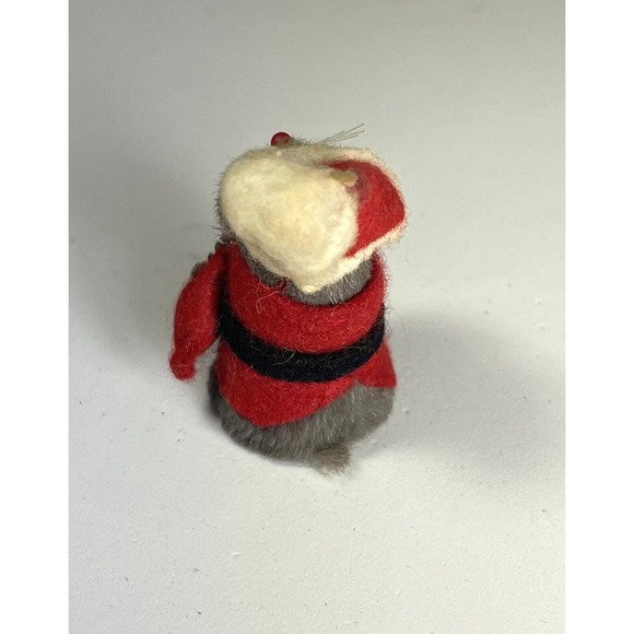 4 Vintage Dollhouse Miniatures Santa Mouse Mrs Claus Jewelled Christmas Tree - Picture 15 of 16